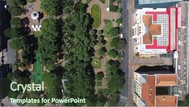  Presentation with liberty - Colorful presentation theme enhanced with belo horizonte minas gerais brazil backdrop and a  colored foreground