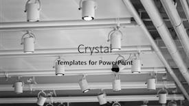  Presentation with lamps - Slide set enhanced with below-many-lamps-hanging background and a light gray colored foreground