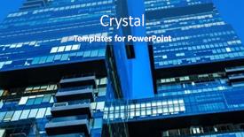  Presentation with city buildings - PPT theme enhanced with below-of-contemporary-high-rise background and a teal colored foreground