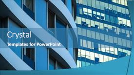  Presentation with city buildings - Theme with below-of-contemporary-high-rise and a teal colored foreground