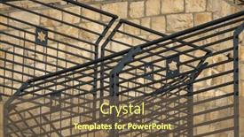  Presentation with black stars - PPT layouts featuring below-of-metal-black-fence background and a tawny brown colored foreground