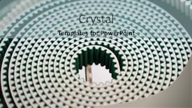  Presentation with parts - PPT theme enhanced with belt-crawler-for-casting-industrial background and a light blue colored foreground