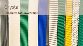  Presentation with parts - Theme featuring belt-crawler-for-casting-industrial background and a lemonade colored foreground