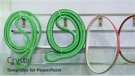  Presentation with parts - Slides with belt-crawler-for-casting-industrial background and a  colored foreground