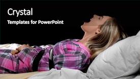 Presentation with belt bed - PPT layouts having belt in bed sleep paralysis background and a black colored foreground