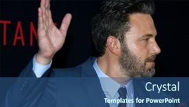  Presentation with accountant - Slide deck with ben-affleck-at-the-los background and a ocean colored foreground