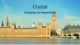  Presentation with parliament - Colorful PPT layouts enhanced with ben and house of parliament backdrop and a light blue colored foreground