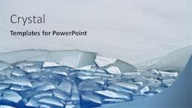  Presentation with frozen - Colorful slide deck enhanced with benasque-frozen-reservoir-paso-nuevo backdrop and a sky blue colored foreground