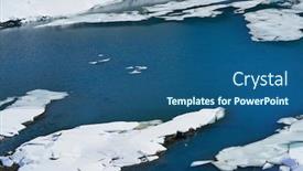  Presentation with frozen - Theme with benasque-frozen-reservoir-paso-nuevo background and a ocean colored foreground