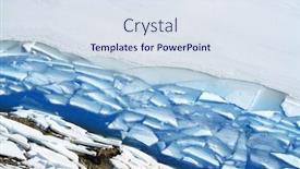  Presentation with frozen - PPT layouts having benasque-frozen-reservoir-paso-nuevo background and a sky blue colored foreground