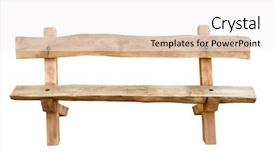  Presentation with rough - Cool new theme with bench wooden of rough planks backdrop and a white colored foreground