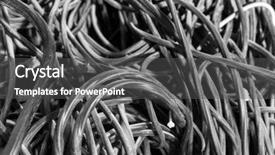  Presentation with suspension - PPT layouts consisting of bended wires background and a  colored foreground