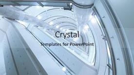  Presentation with modern school building - Colorful PPT layouts enhanced with bending glass - look upward in modern building backdrop and a light blue colored foreground