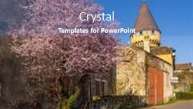  Presentation with region - Slide deck featuring benedictine-abbey-cluny-saone-et background and a teal colored foreground