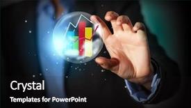  Presentation with grab hand - Theme featuring benefits girl planning - close up of businesswoman holding background and a black colored foreground