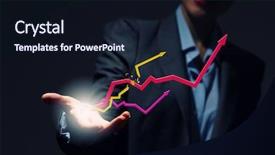  Presentation with grab hand - Amazing slide deck having benefits girl planning - close up of businesswoman holding backdrop and a  colored foreground