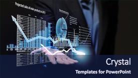  Presentation with grab hand - Colorful PPT theme enhanced with benefits girl planning - close up of businesswoman holding backdrop and a navy blue colored foreground