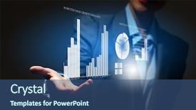  Presentation with grab hand - Beautiful slides featuring benefits girl planning - close up of businesswoman holding backdrop and a  colored foreground