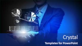  Presentation with grab hand - Slides consisting of benefits girl planning - close up of businesswoman holding background and a  colored foreground