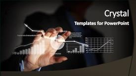  Presentation with grab hand - Beautiful theme featuring benefits girl planning - close up of businesswoman holding backdrop and a  colored foreground