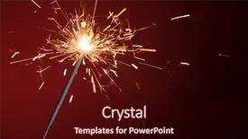  Presentation with fire - Audience pleasing PPT layouts consisting of bengal fire on blank background backdrop and a wine colored foreground