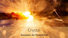  Presentation with celebrations - PPT theme enhanced with bengal-fire-sparcler background and a yellow colored foreground