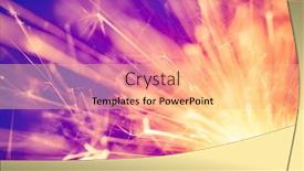  Presentation with blue fire - Slide set with bengal-fire-sparcler background and a coral colored foreground