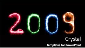  Presentation with black light - Theme having bengal light isolated on black background and a black colored foreground