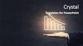  Presentation with grab hand - Beautiful slide deck featuring benifit sales - close up of businesswoman holding backdrop and a dark gray colored foreground