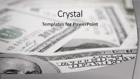  Presentation with focus - Slides with benjamin franklin - money background shallow focus background and a light gray colored foreground