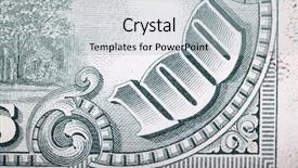  Presentation with 20 dollar bill - Presentation having benjamin franklin - old hundred dollar bill corner background and a light gray colored foreground