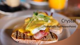  Presentation with eggs egg carton egg box - Amazing presentation design having bento - delicious breakfast with eggs benedict backdrop and a gold colored foreground