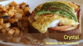  Presentation with eggs egg carton egg box - Theme consisting of bento - eggs benedict egg benedict breakfast background and a tawny brown colored foreground