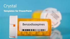  Presentation with prescription - Presentation theme enhanced with benzodiazepines-benzodiazepines-pills-in-rx background and a teal colored foreground