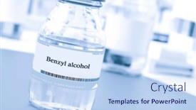  Presentation with fragrances - Presentation theme featuring benzyl-alcohol-a-colorless-viscous background and a light blue colored foreground