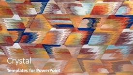  Presentation with wool - Slide deck consisting of berber-traditional-wool-carpet background and a coral colored foreground