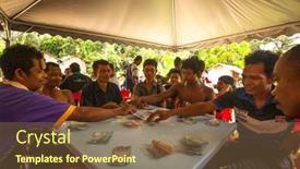  Presentation with poverty - Colorful presentation design enhanced with professional future - he sees the inscription html5 backdrop and a seafoam green colored foreground