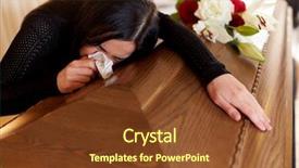  Presentation with bereavement - Theme with bereavement - people and mourning concept background and a tawny brown colored foreground