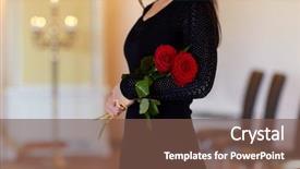  Presentation with bereavement - Beautiful PPT theme featuring bereavement - people and mourning concept backdrop and a tawny brown colored foreground