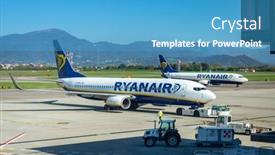  Presentation with ryanair - PPT layouts having bergamo-italy-october-26-2019 background and a teal colored foreground