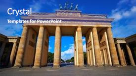  Presentation with shenandoah north gate - Audience pleasing PPT layouts consisting of berlin brandenburg gate brandenburger tor backdrop and a  colored foreground