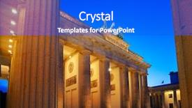  Presentation with tor terms of reference acronym - Colorful presentation enhanced with berlin brandenburg gate brandenburger tor backdrop and a  colored foreground