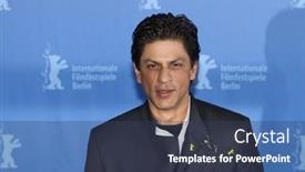  Presentation with actor - Cool new presentation with berlin-february-12-actor-shah backdrop and a ocean colored foreground