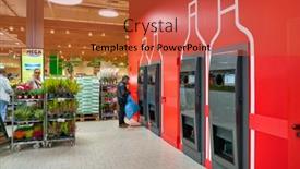  Presentation with machines - Presentation theme having berlin-germany-circa-september-2019 background and a red colored foreground