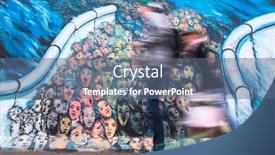  Presentation with berlin wall - Presentation enhanced with berlin-germany-nov-15-2014 background and a ocean colored foreground