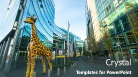  Presentation with complex - Audience pleasing presentation theme consisting of berlin-germany-nov-17-2014 backdrop and a dark gray colored foreground