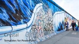  Presentation with berlin wall - 