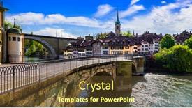  Presentation with switzerland - Presentation theme featuring bern-capital-city-of-switzerland background and a tawny brown colored foreground