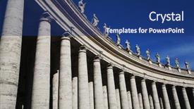  Presentation with vatican - Slide deck having checkout - young woman using self service background and a gray colored foreground.