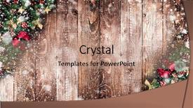  Presentation with aged wood - Beautiful slide set featuring berries and other season backdrop and a coral colored foreground